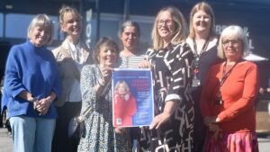 Blossoms and staff from Eastern Education Group ahead of the fashion show that will take place on 9 October at the University Professional Development Centre in Bury St Edmunds.