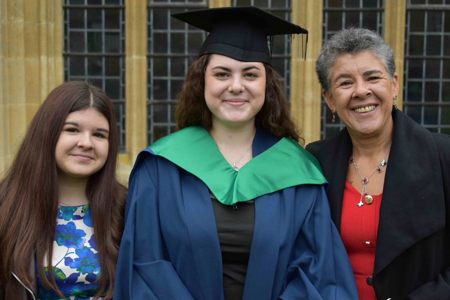 My birthday was on the same day as my graduation ceremony