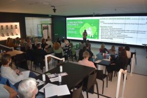 Emily Streatfeild - organiser of a 'go green' event held in the XR Lab in Bury St Edmunds based around the construction sector.