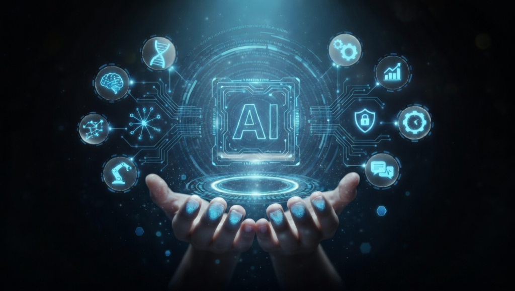 Hands Artificial Intelligence Concept