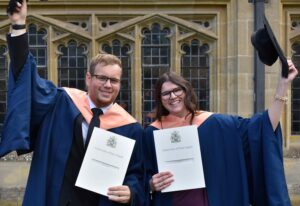 Alfie Woolgar and Amy Hale met and fell in love whilst studying with University Studies at West Suffolk College