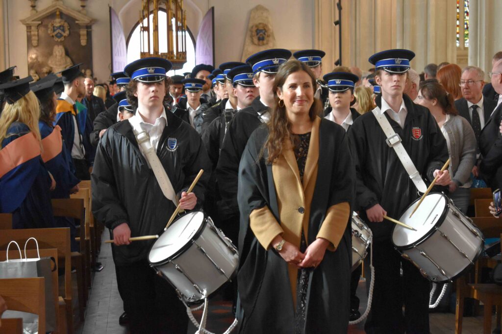 The annual University Studies at West Suffolk College graduation ceremony begins